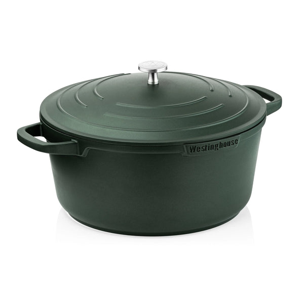 Olla 24 cm antiadherente Performance QuanTanium con tapa verde