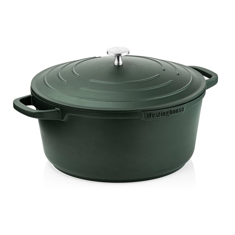 Olla 24 cm antiadherente Performance QuanTanium con tapa verde