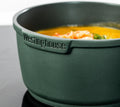 Olla 24cm antiadherente Performance QuanTanium con tapa verde