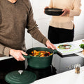 Olla 28cm antiadherente Performance QuanTanium con tapa verde