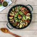 Olla 28cm antiadherente Performance QuanTanium con tapa verde