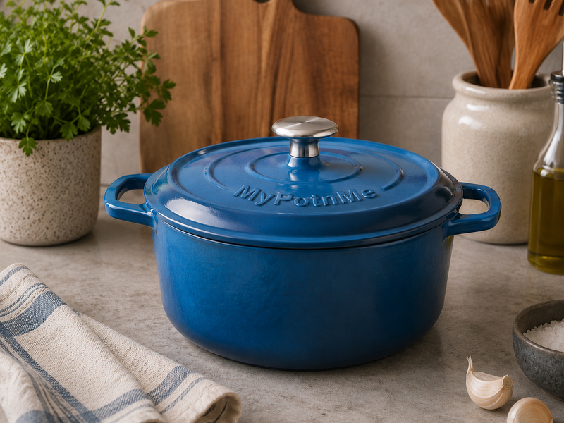 Olla Dutch oven de hierro fundido esmaltado MyPotnMe 5.7 L