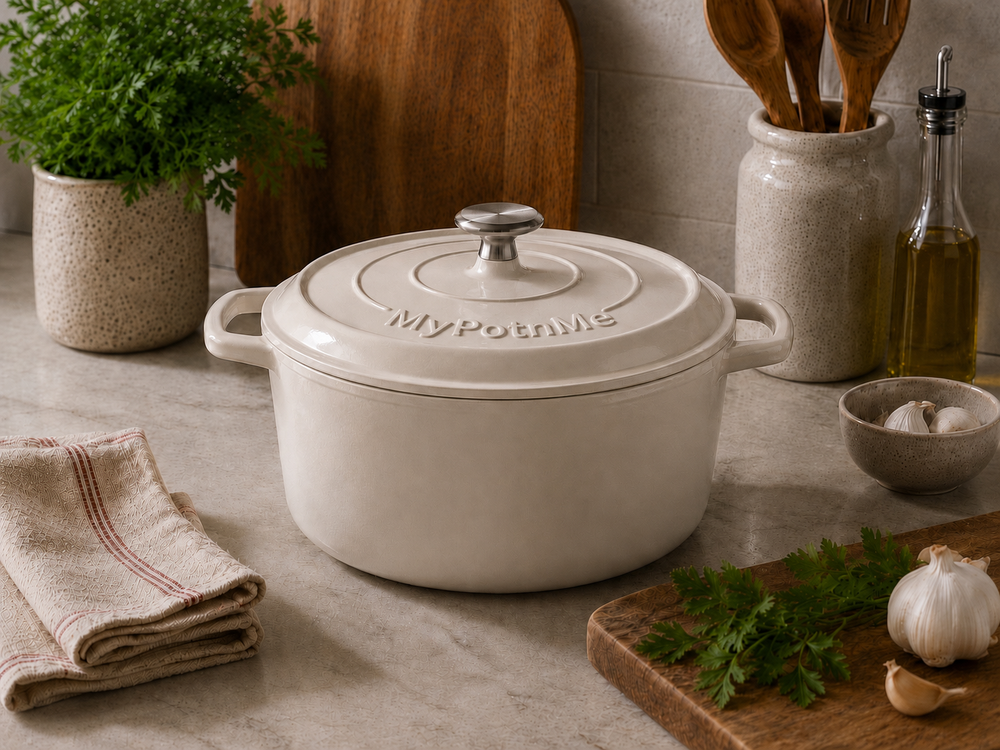 Olla Dutch oven de hierro fundido esmaltado MyPotnMe 5.7 L