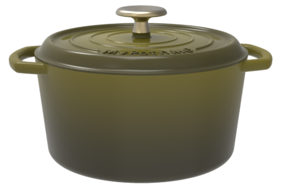 Olla Dutch oven de hierro fundido esmaltado MyPotnMe 5.7 L