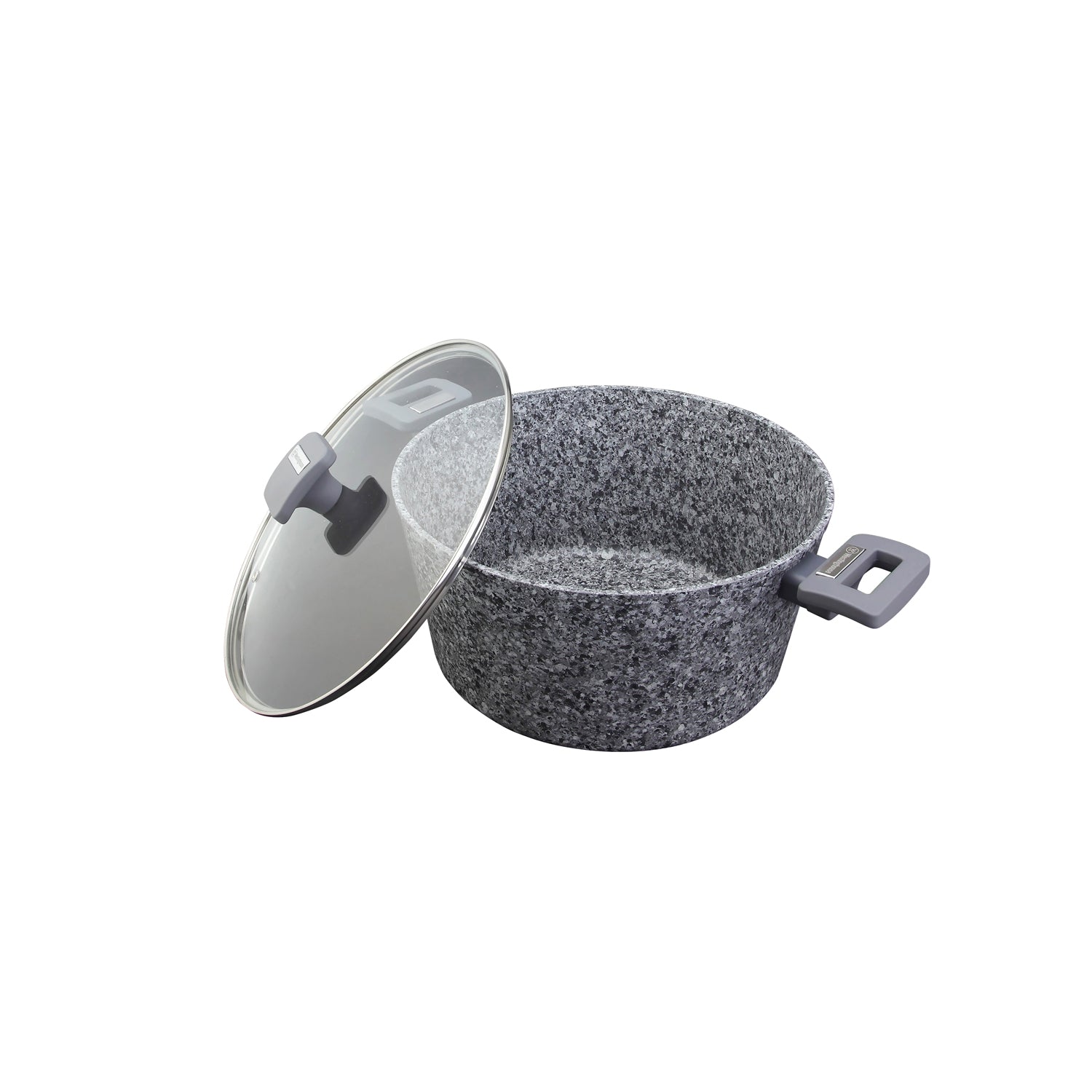 Olla antiadherente 28 cm gris granito WH