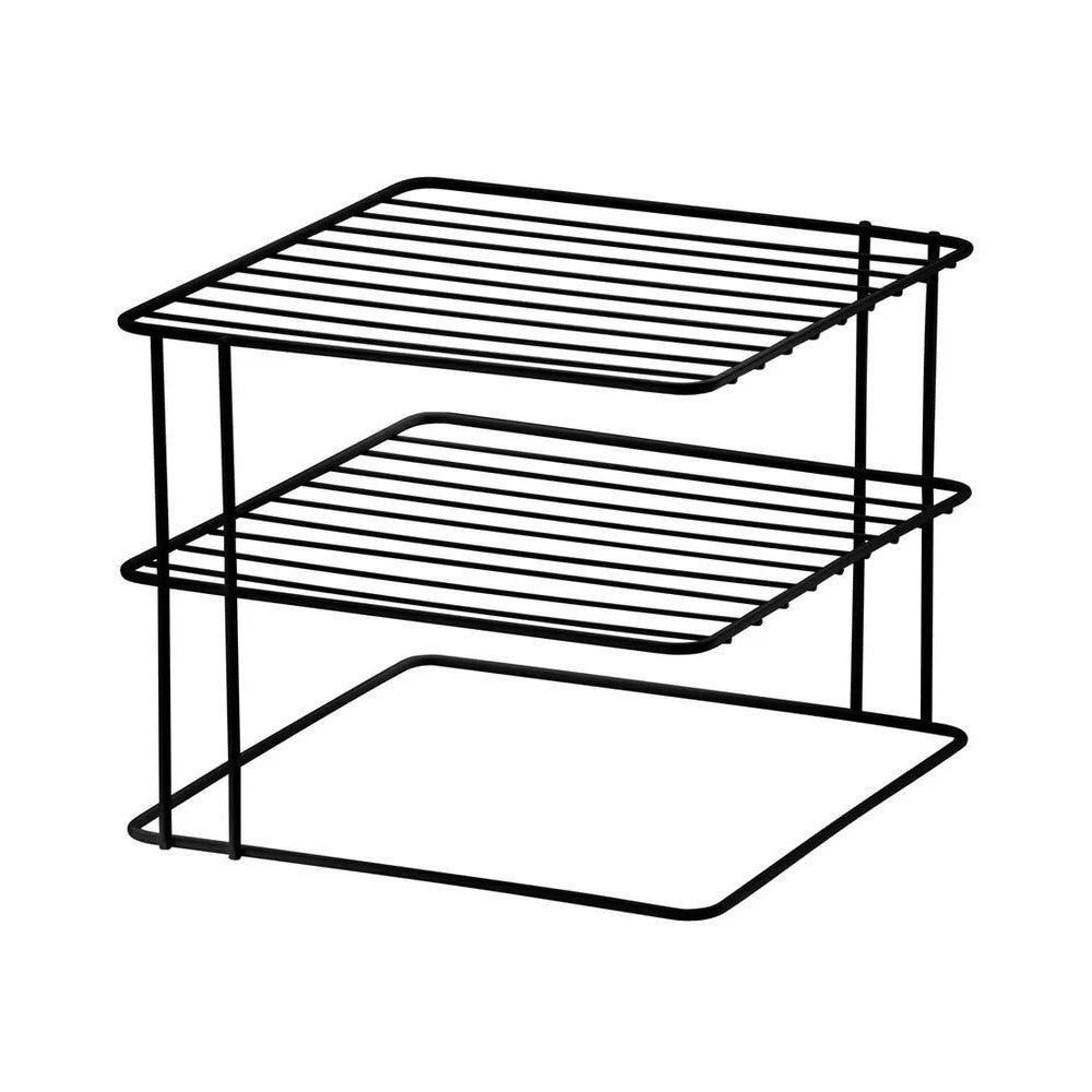 Organizador Cuadrado 3 Niveles - negro mate