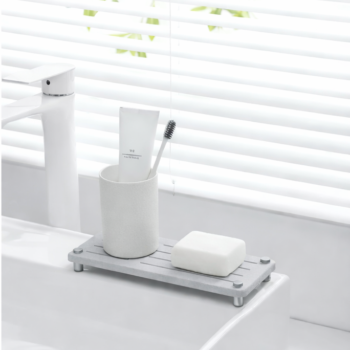 Organizador Multiuso de Diatomita SinkCaddy - Secado Rápido y Antihumedad