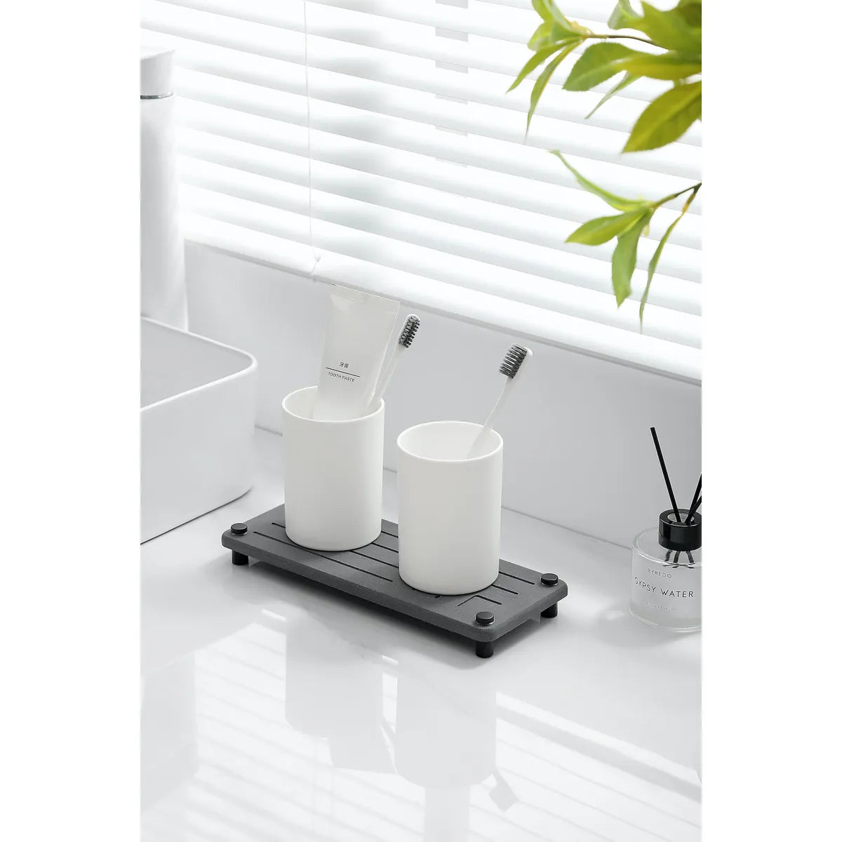 Organizador Multiuso de Diatomita SinkCaddy - Secado Rápido y Antihumedad