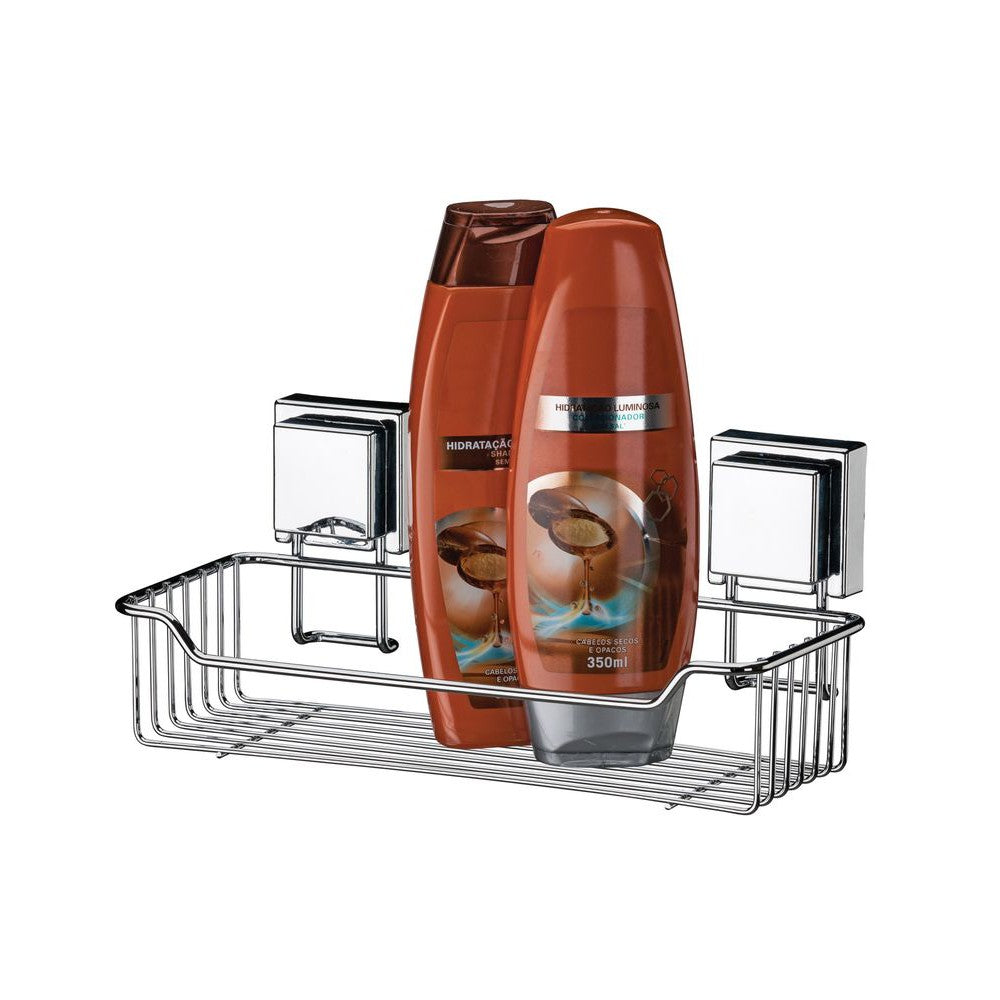 Organizador baño ventosas succión Premium acero inox