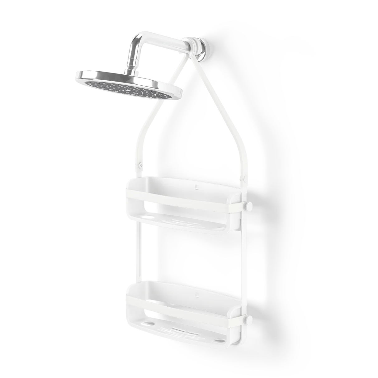 Organizador de Ducha Flex Blanco – Antióxido, Alta Capacidad y Diseño Moderno