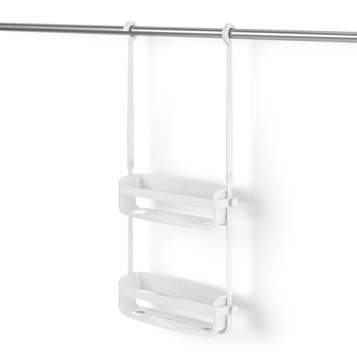 Organizador de Ducha Flex Blanco – Antióxido, Alta Capacidad y Diseño Moderno