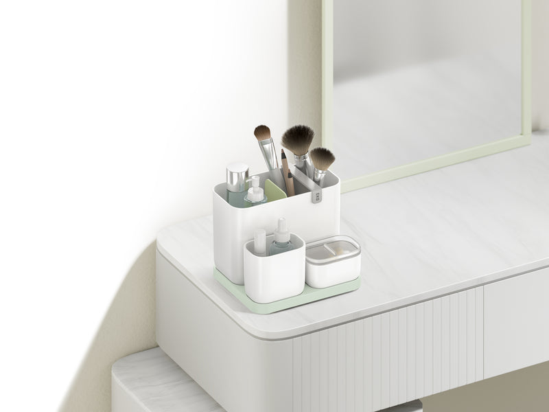 Organizador de baño Bento con base y divisores