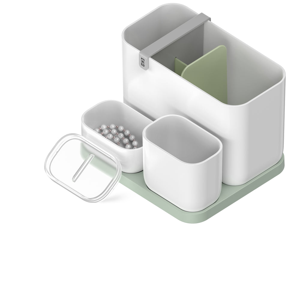 Organizador de baño Bento con base y divisores