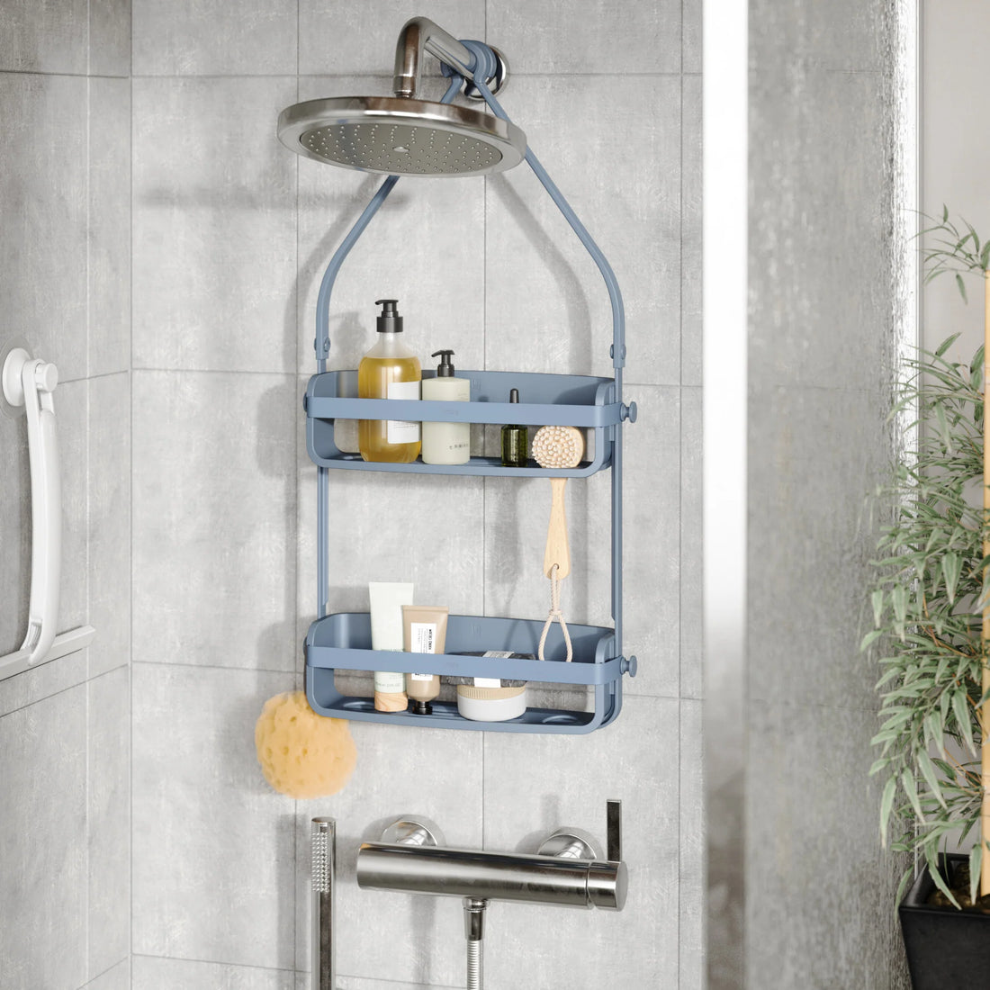 Organizador de ducha Flex azul acerado Umbra
