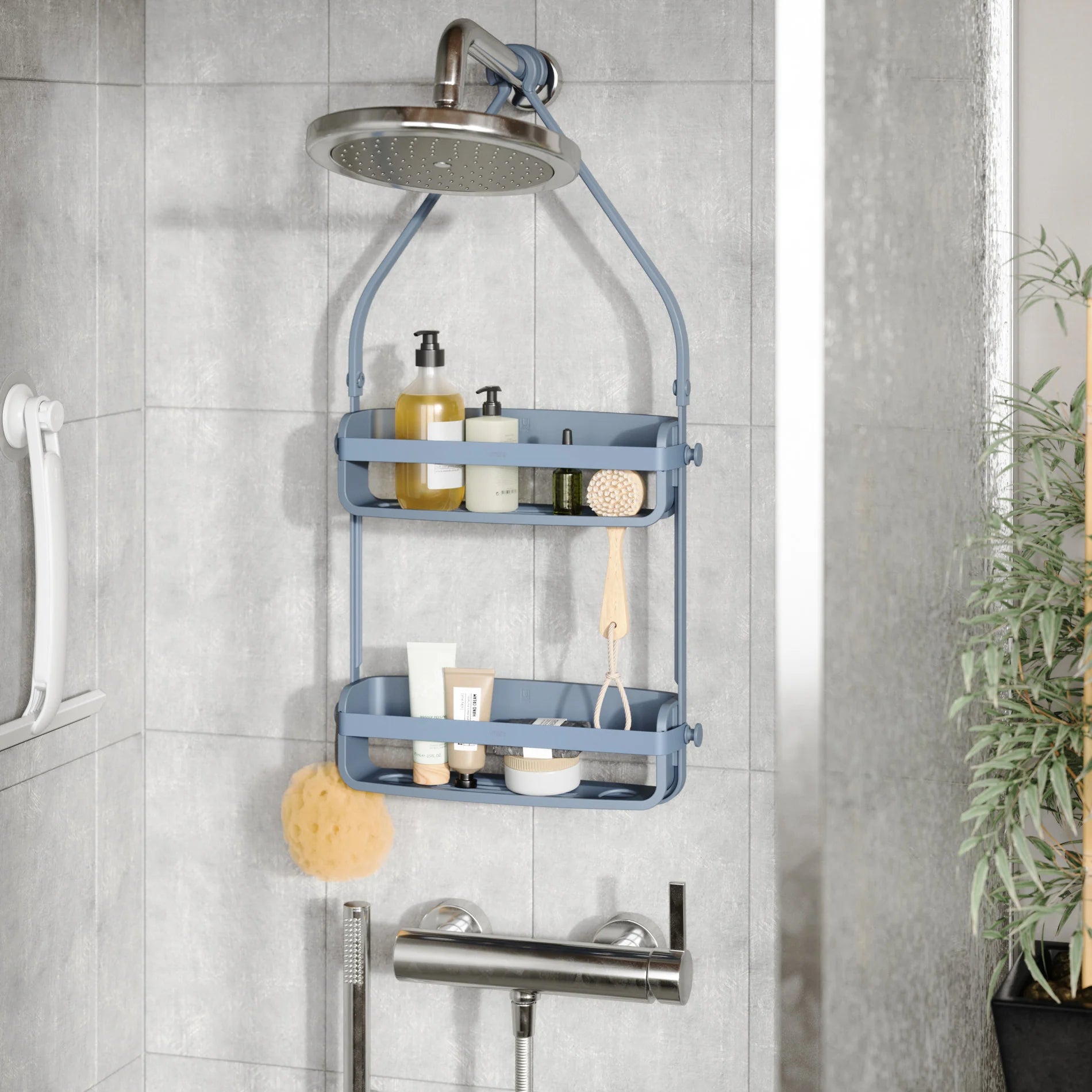 Organizador de ducha Flex azul acerado Umbra