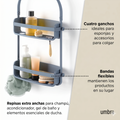 Organizador de ducha Flex azul acerado Umbra