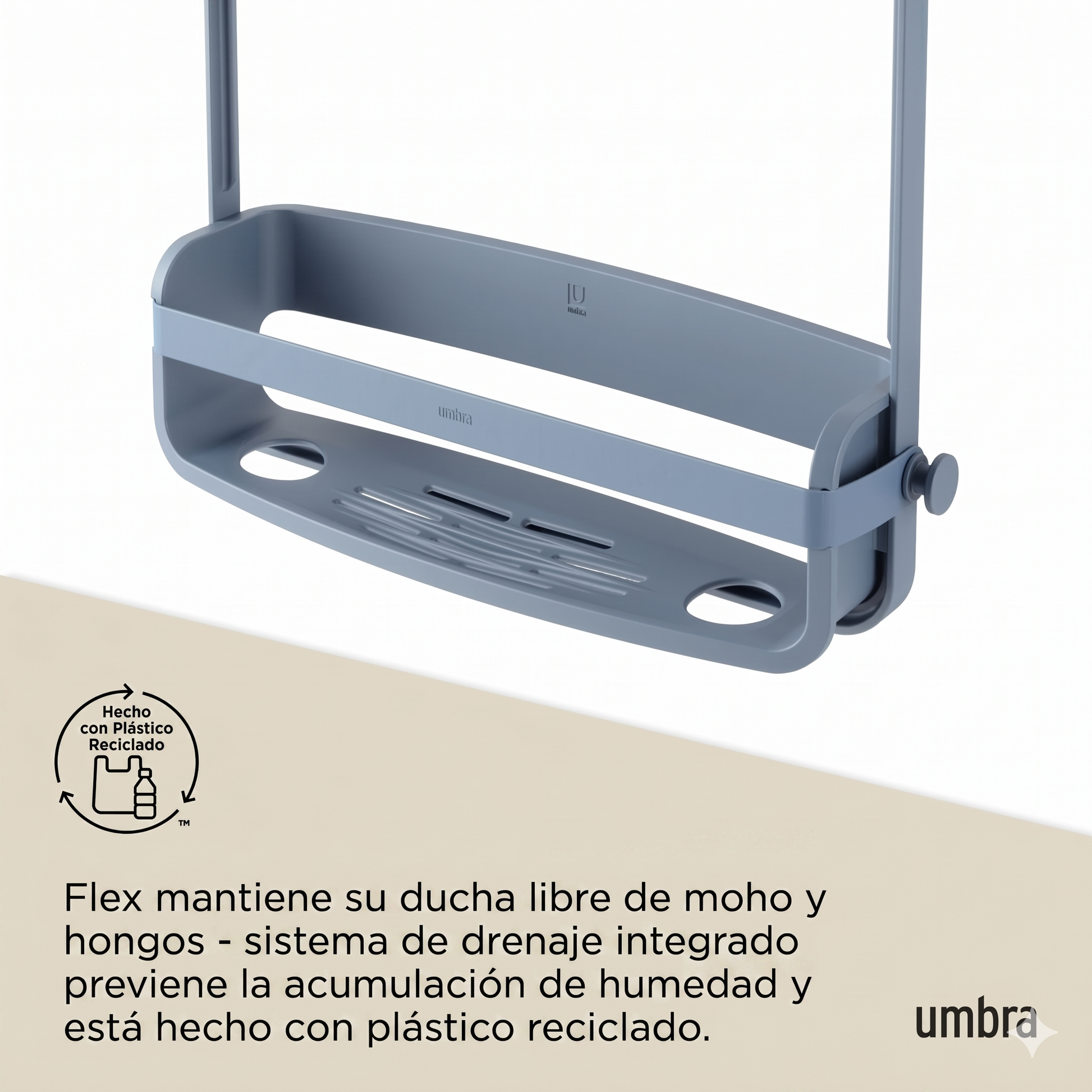 Organizador de ducha Flex azul acerado Umbra