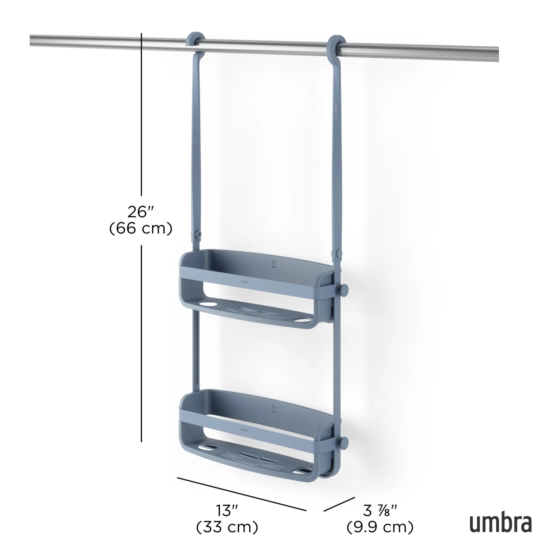 Organizador de ducha Flex azul acerado Umbra