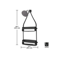 Organizador de ducha Flex negro