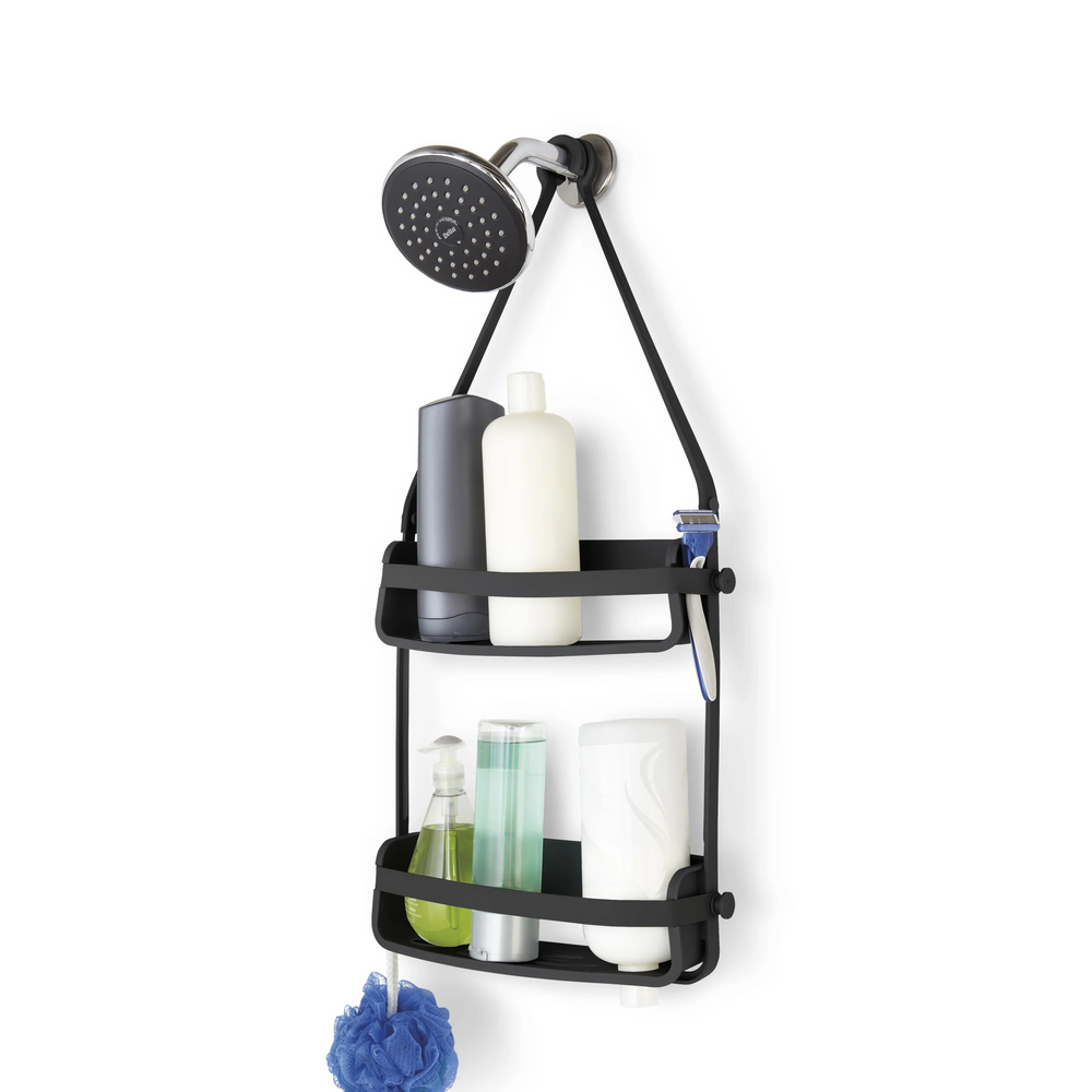 Organizador de ducha Flex negro