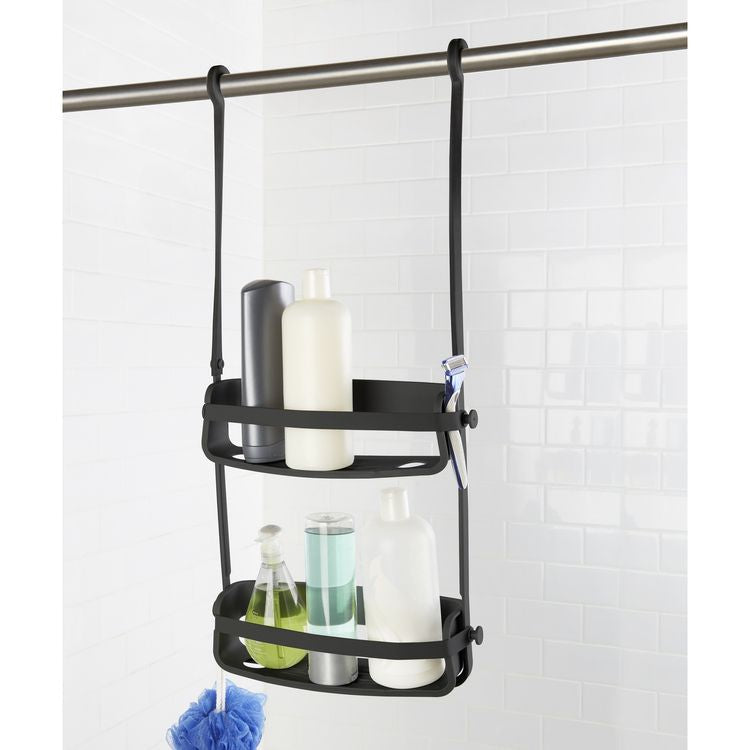 Organizador de ducha Flex negro