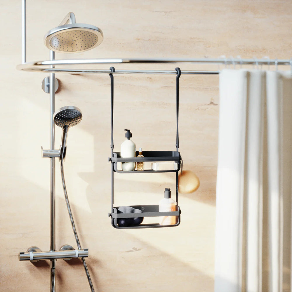 Organizador de ducha Flex negro