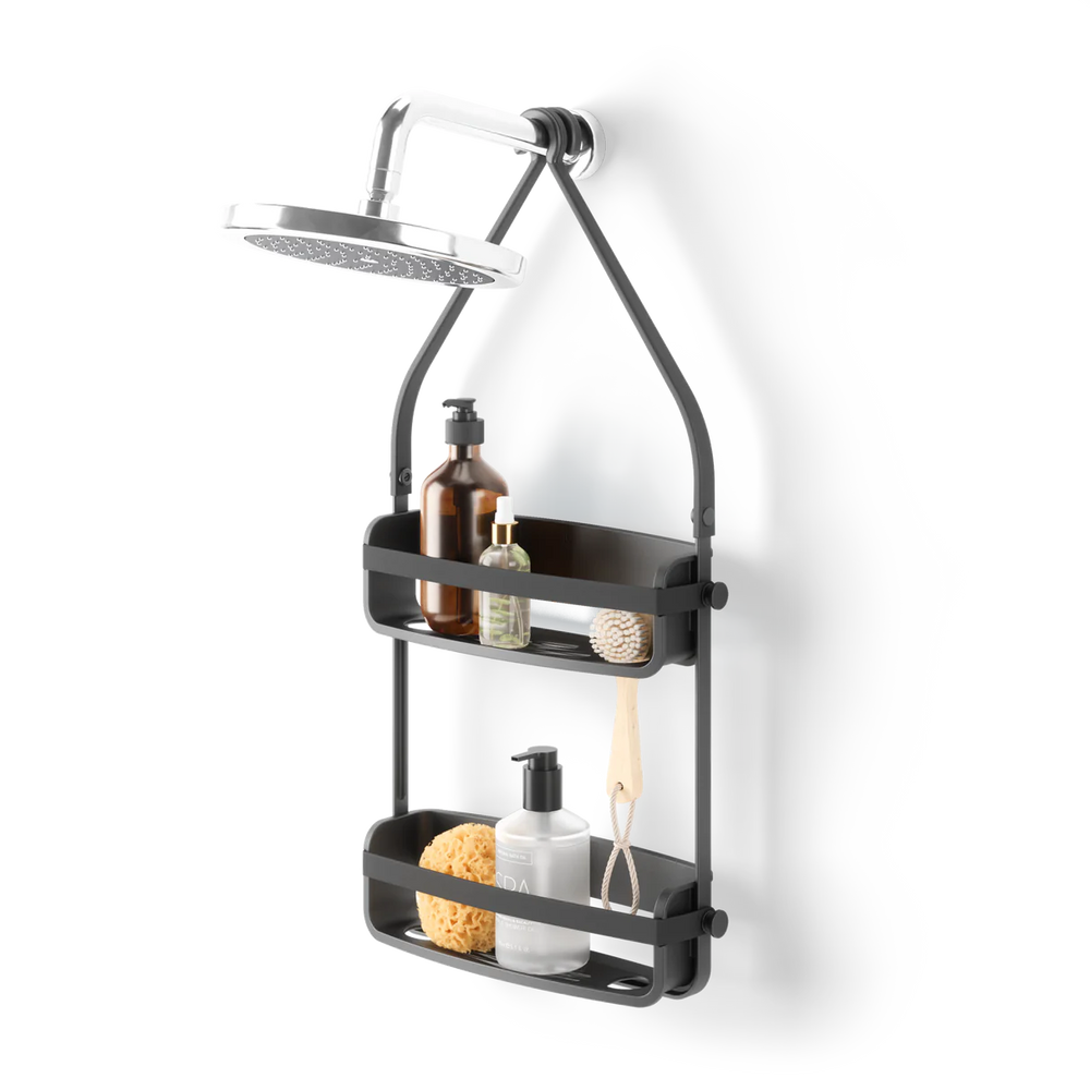 Organizador de ducha Flex negro