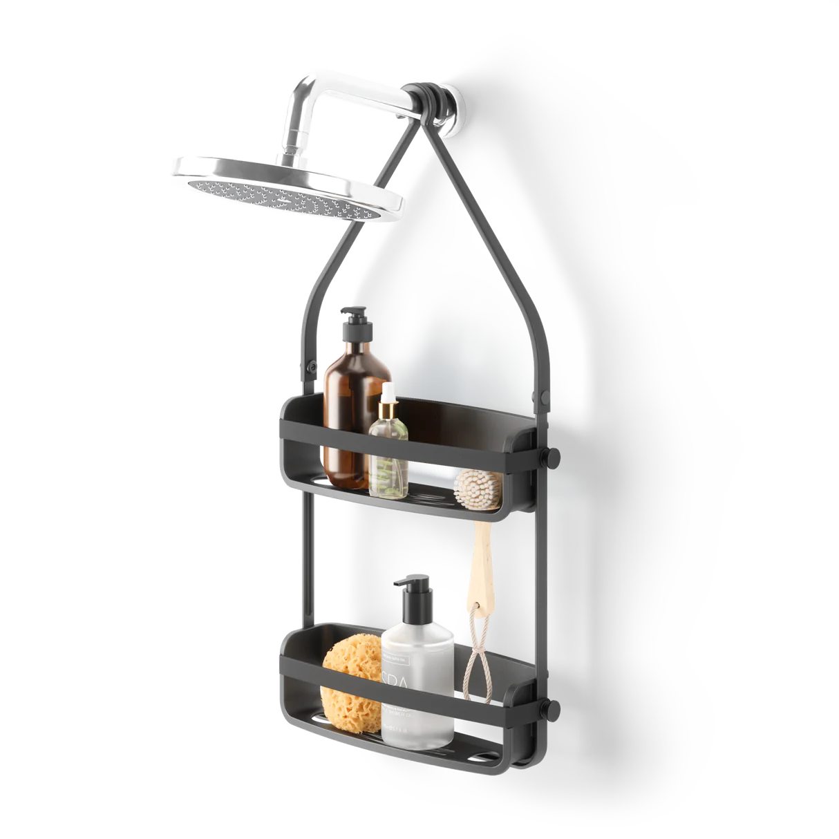 Organizador de ducha Flex negro