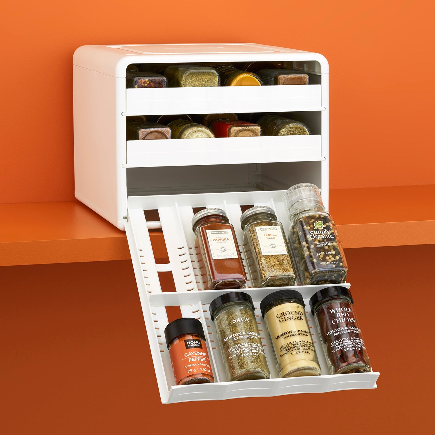 Organizador de especias ajustable SpiceStack®