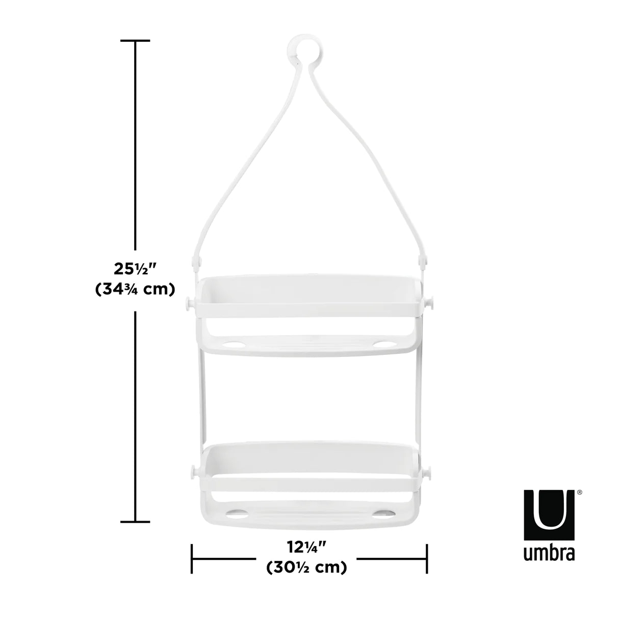 Organizador ducha flex blanco