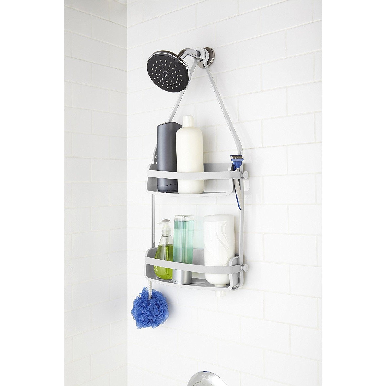 Organizador ducha flex blanco