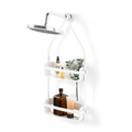 Organizador ducha flex blanco