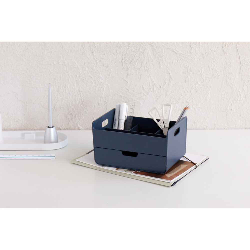 Organizador escritorio Combo gris azulado