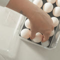 Organizador huevos c/tapa 36un Clear Fresh negro