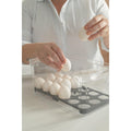 Organizador huevos c/tapa 36un Clear Fresh negro