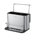 Organizador lavadero acero inoxidable Kala - 3 Compartimentos, Drenaje Rápido, Multiuso