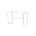 Organizador lavadero extendible blanco