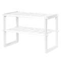 Organizador lavadero extendible blanco