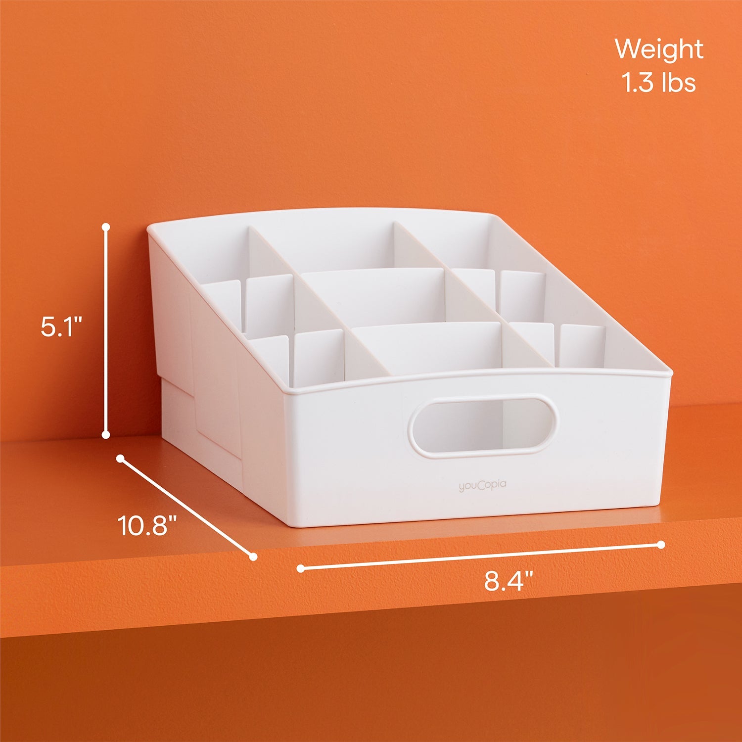 Organizador multiuso ajustable mediano ShelfBin™