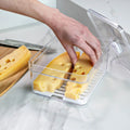 Organizador para refrigeradora Clear Fresh con tapa