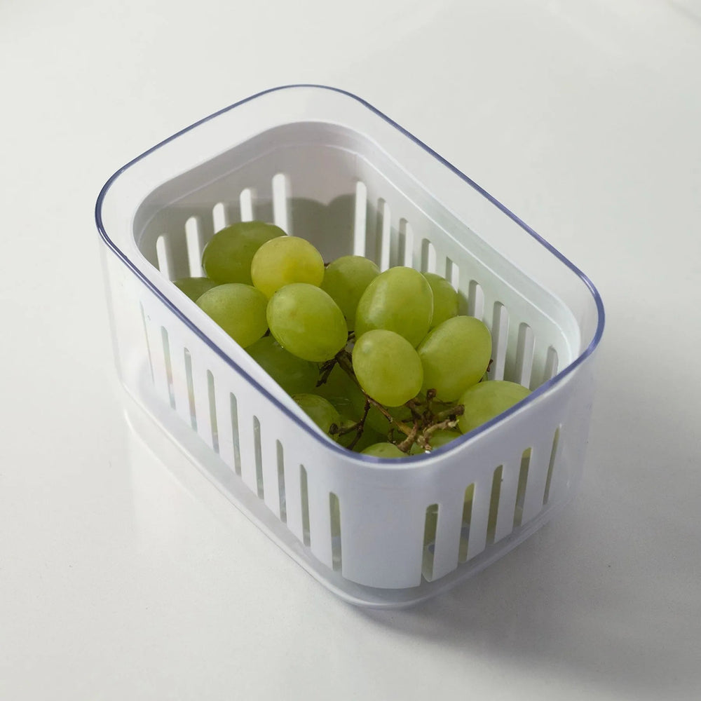 Organizador para refrigeradora c/ cesta Clear Fresh