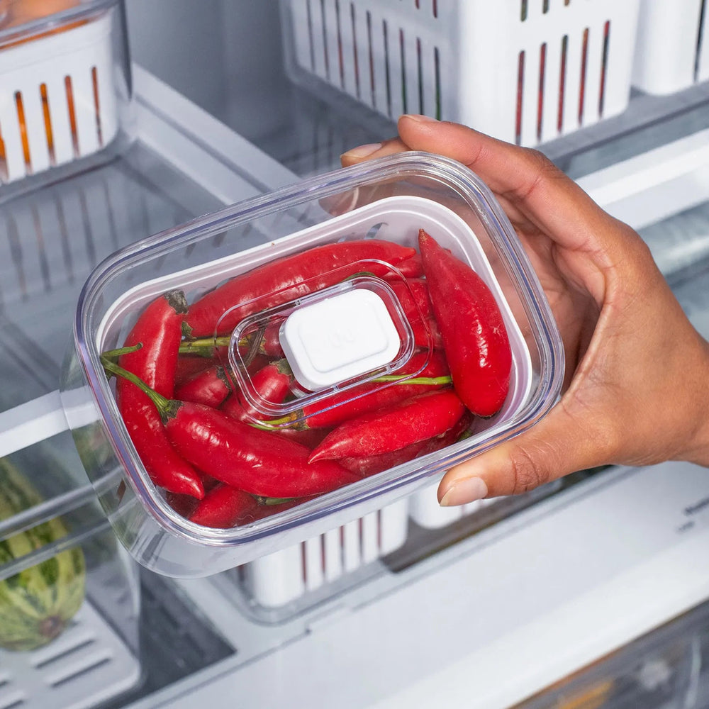 Organizador para refrigeradora c/ cesta Clear Fresh