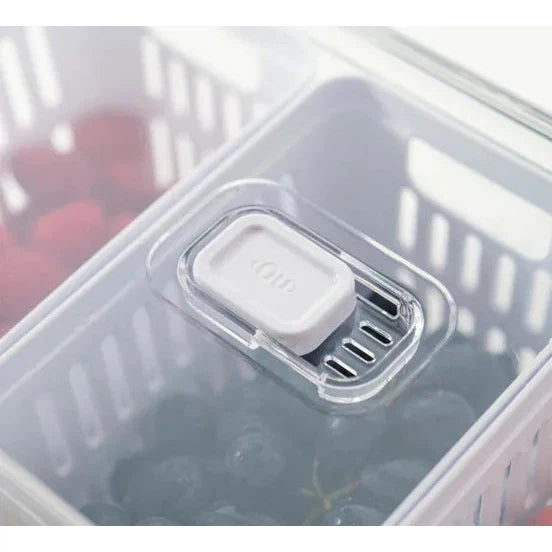 Organizador para refrigeradora c/ cesta Clear Fresh
