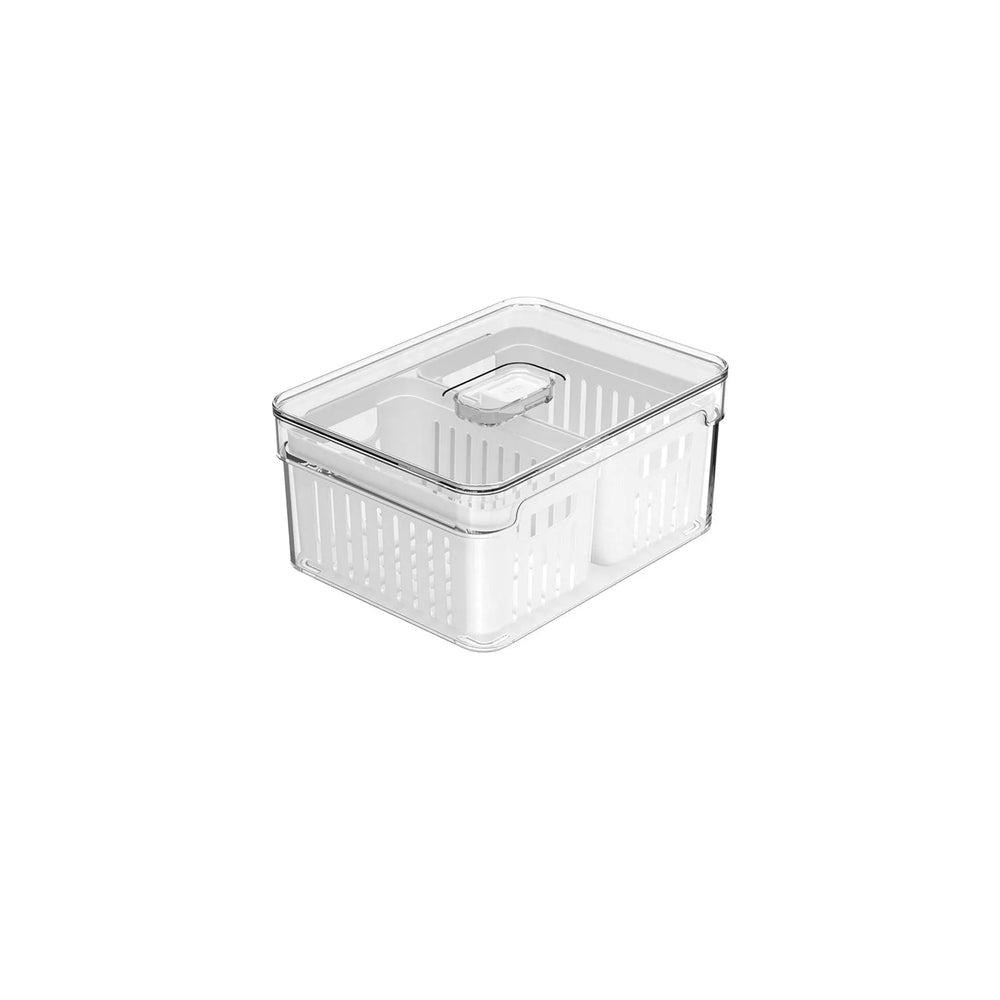 Organizador para refrigeradora c/ cesta Clear Fresh