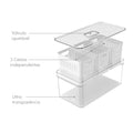 Organizador para refrigeradora c/ cesta Clear Fresh