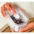 Organizador para refrigeradora c/ cesta Clear Fresh