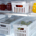 Organizador para refrigeradora c/ cesta Clear Fresh