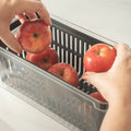 Organizador refrigeradora Clear Fresh c/cesta negro