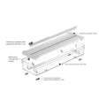Organizador y cortador rollos doble Clear