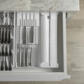 Organizador y cortador rollos doble Clear